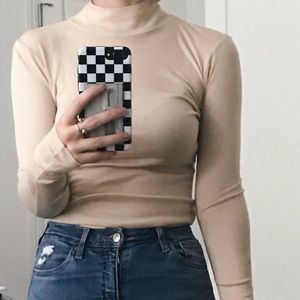 Topshop beige turtleneck